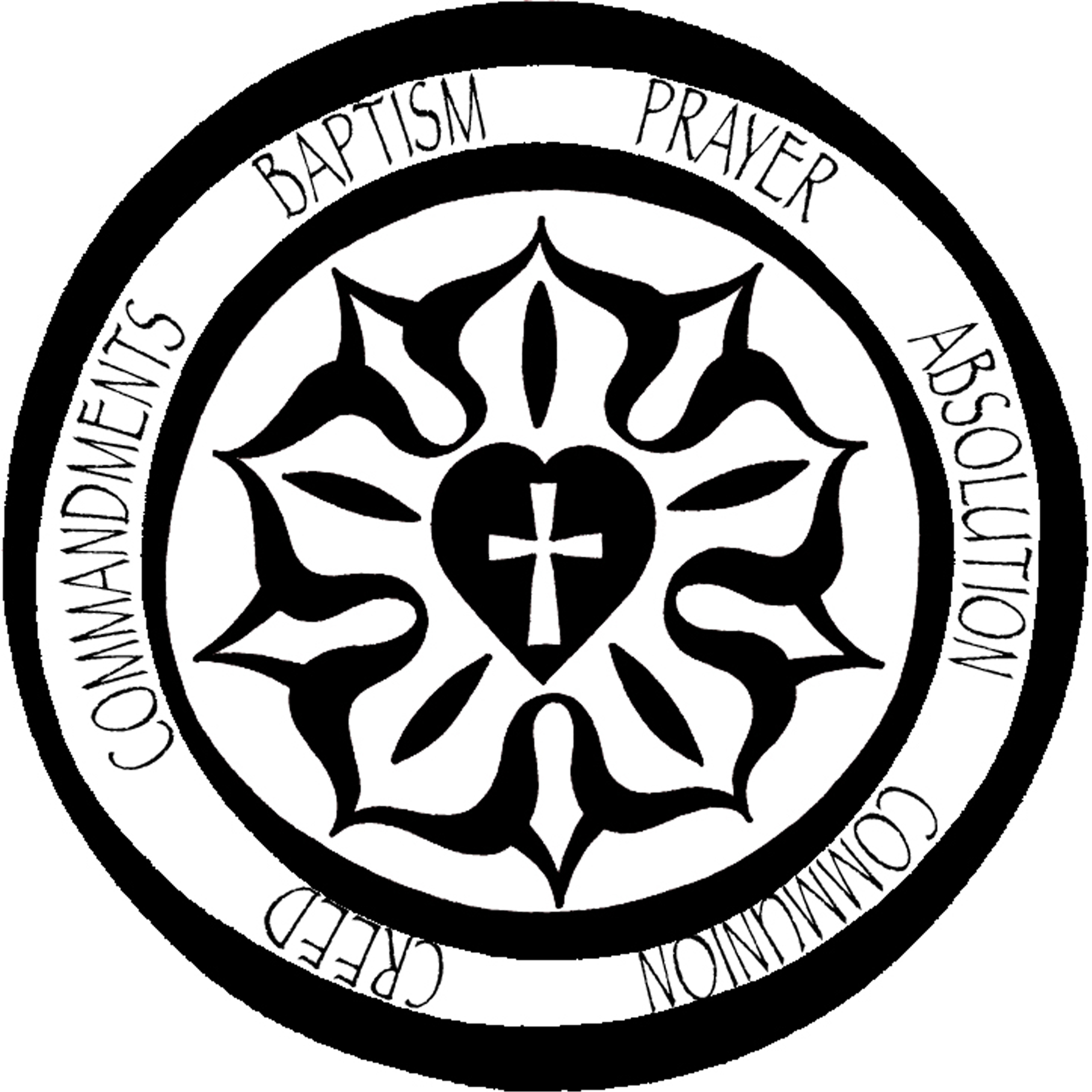 The Faith Logo Black and White